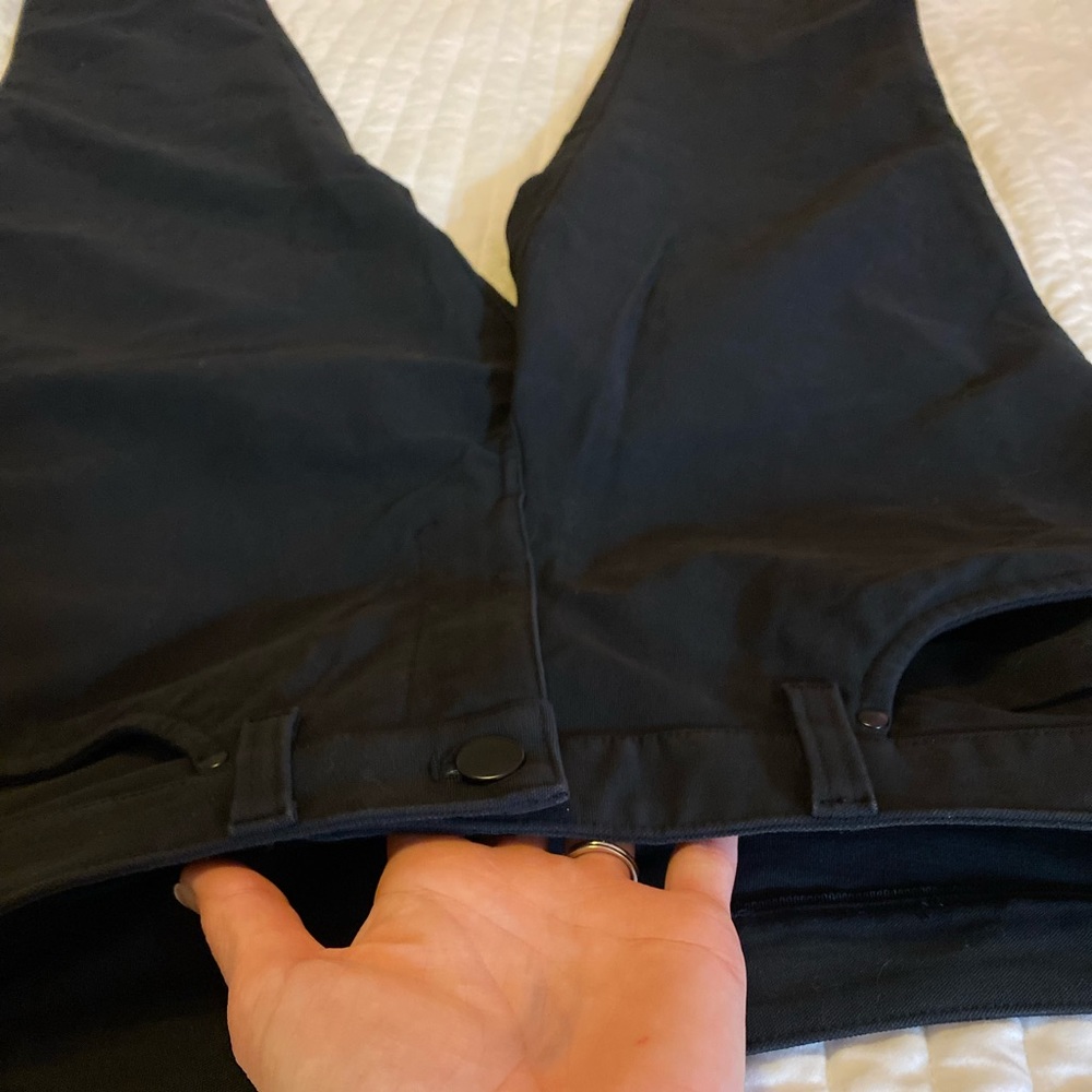 Mens Lululemon On the Move Slim Fit black Work Pants 32”
